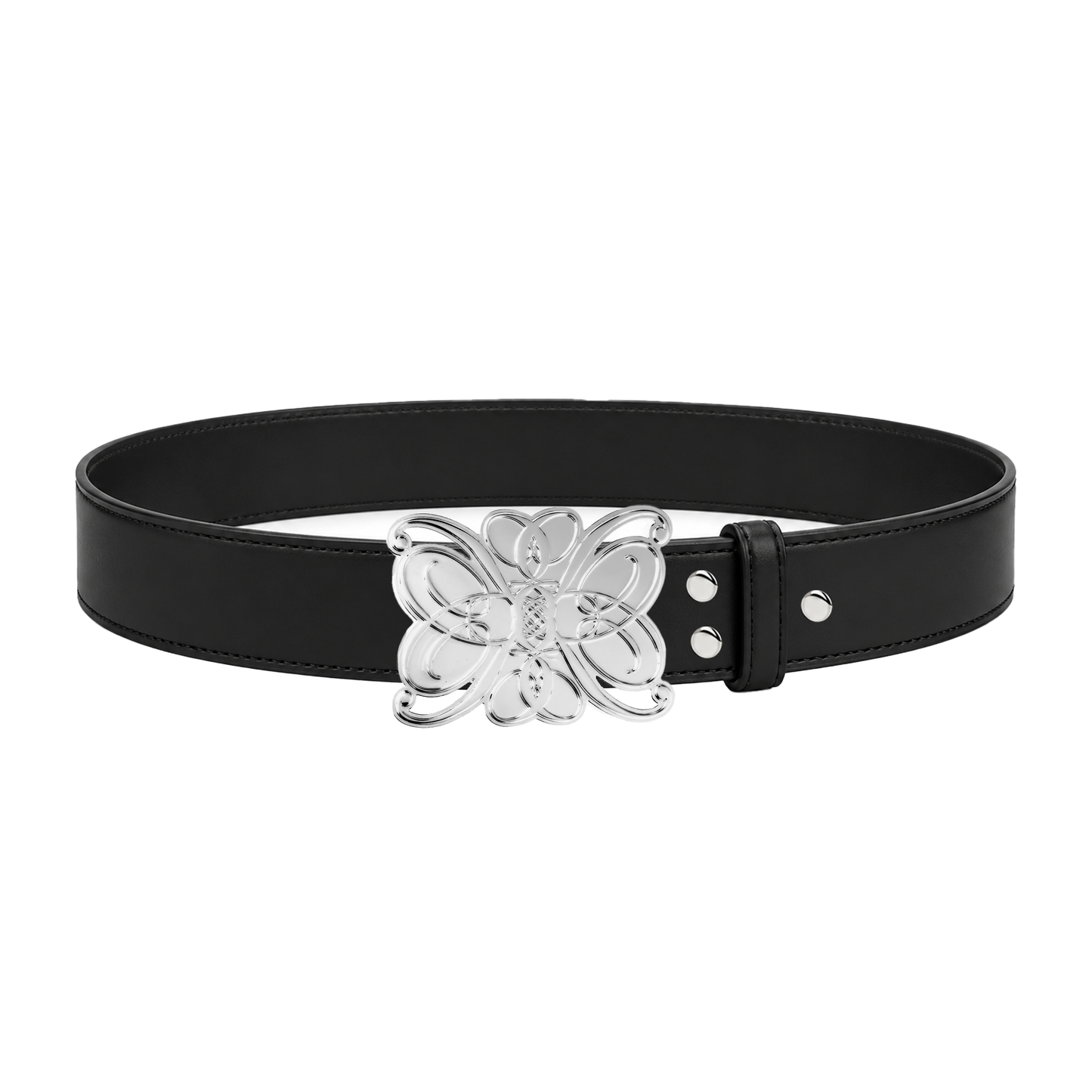 BROKEBOY MEMBER PEBBLED LEATHER BELT