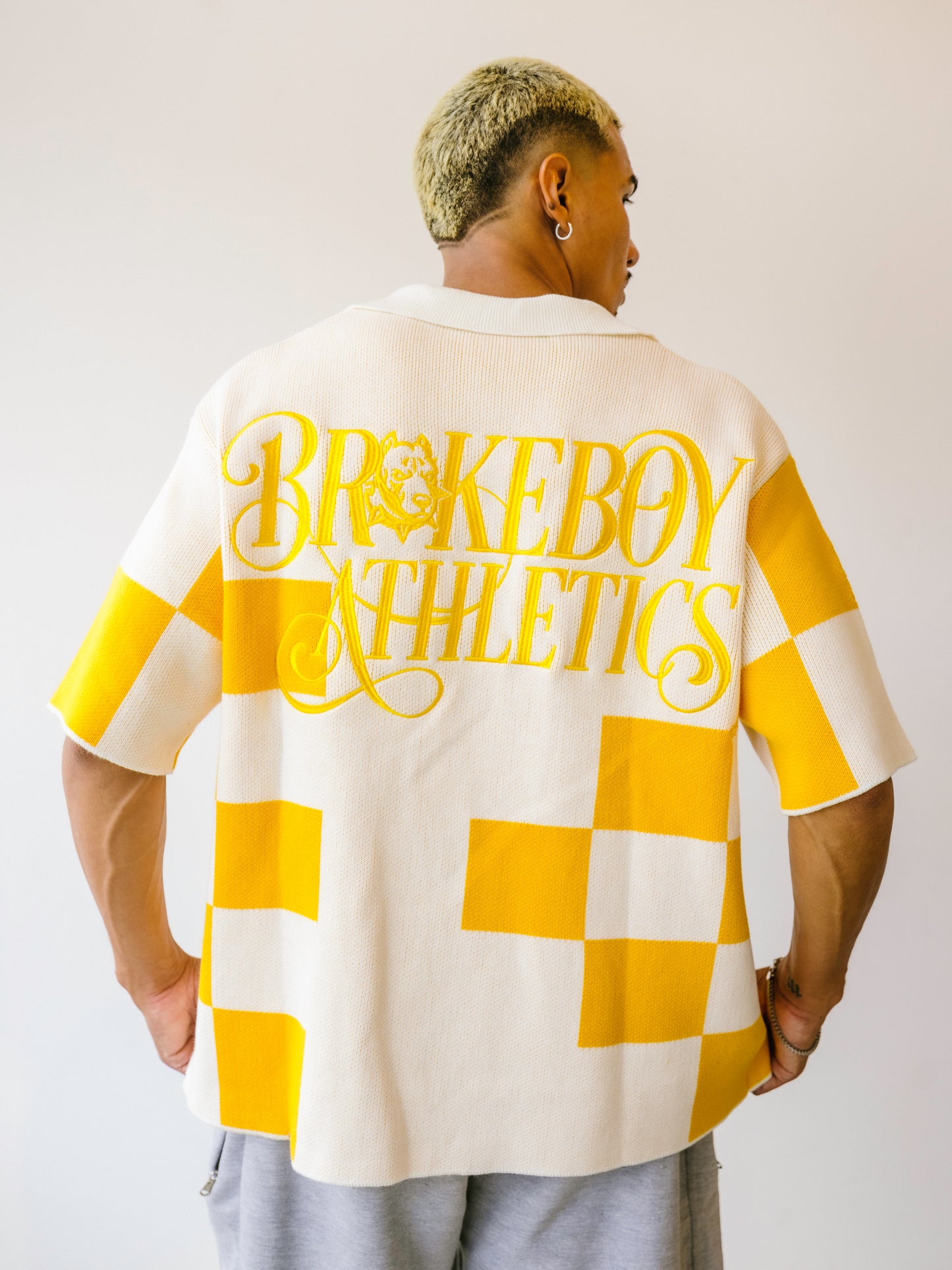 BROKEBOY CANARY YELLOW RUGBY POLO