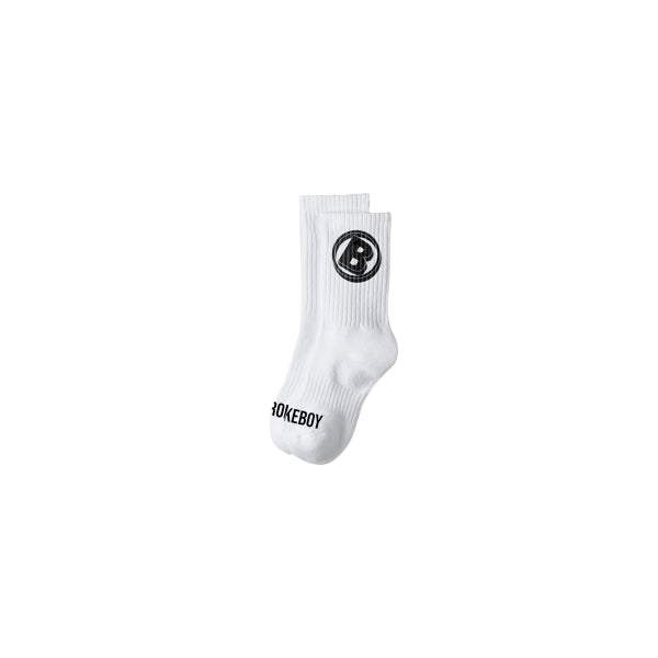 BROKEBOY 3D (B) SOCKS WHITE
