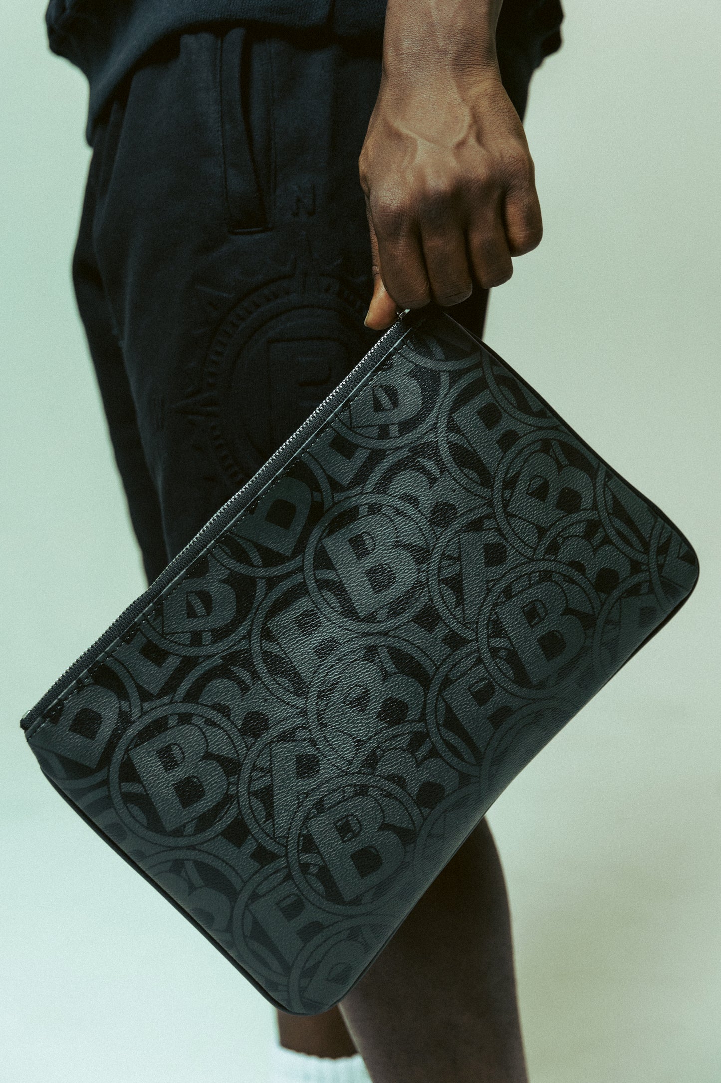 BROKEBOY B TUMBLED LEATHER BAG