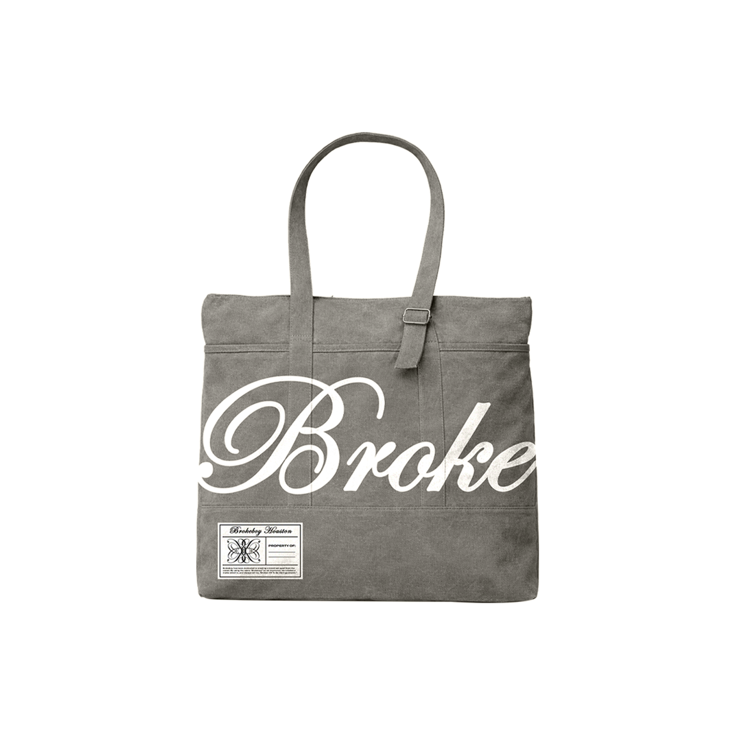 BROKEBOY CANVAS DUFFLE TOTE BAG