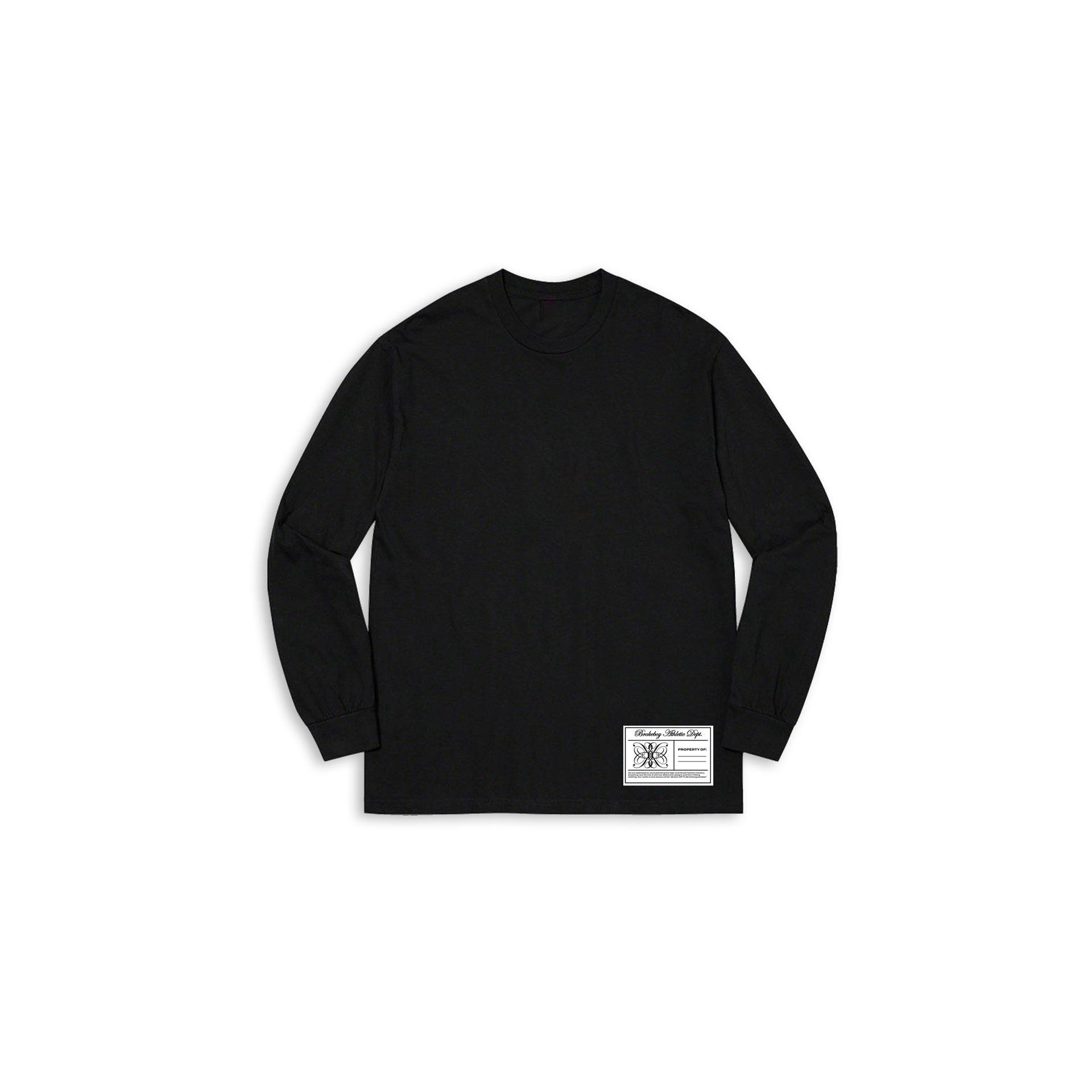 BLACK ESSENTIAL LONGSLEEVE – BROKEBOY HOUSTON BLACK ESSENTIAL LONGSLEEVE – BROKEBOY HOUSTON